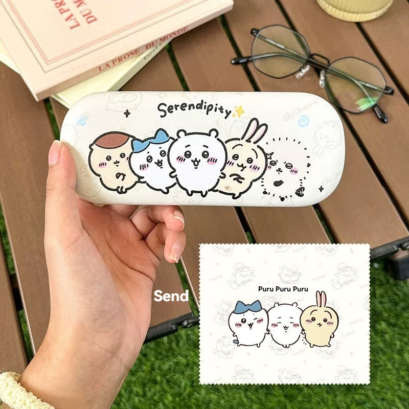 Cartoon Storage Box Glasses Case High-End Japanese Style Simple Myopia Glasses Spring Small Fresh Ins