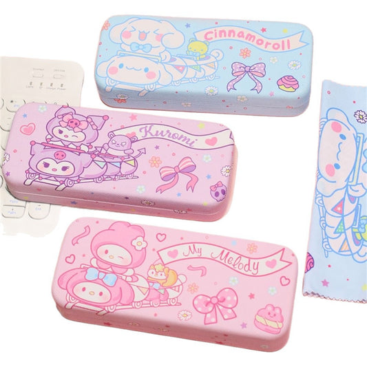 Cartoon Leather Glasses Case