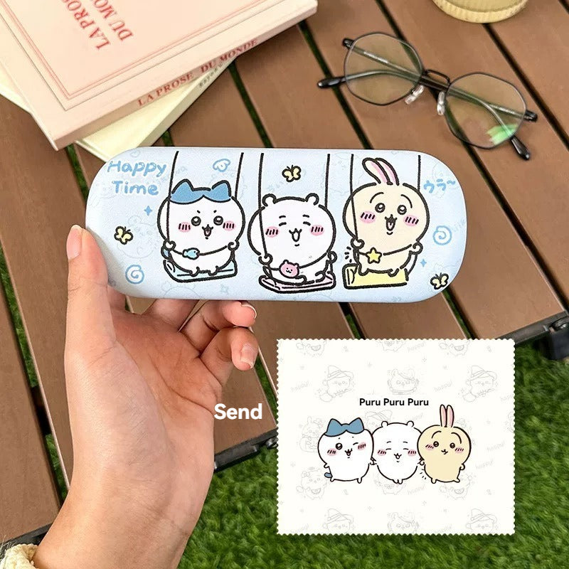 Cartoon Storage Box Glasses Case High-End Japanese Style Simple Myopia Glasses Spring Small Fresh Ins