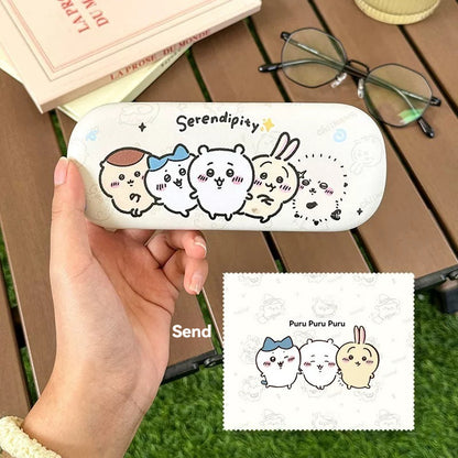 Cartoon Storage Box Glasses Case High-End Japanese Style Simple Myopia Glasses Spring Small Fresh Ins