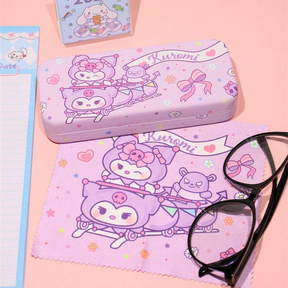 Cartoon Leather Glasses Case