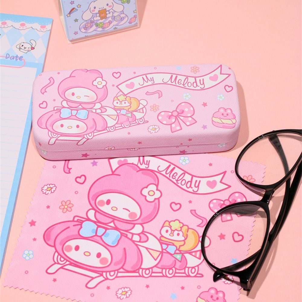 Cartoon Leather Glasses Case