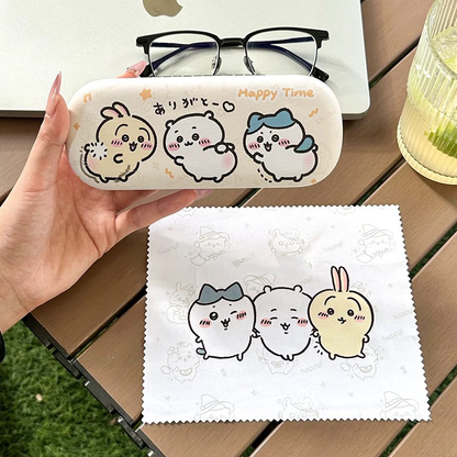 Cartoon Storage Box Glasses Case High-End Japanese Style Simple Myopia Glasses Spring Small Fresh Ins