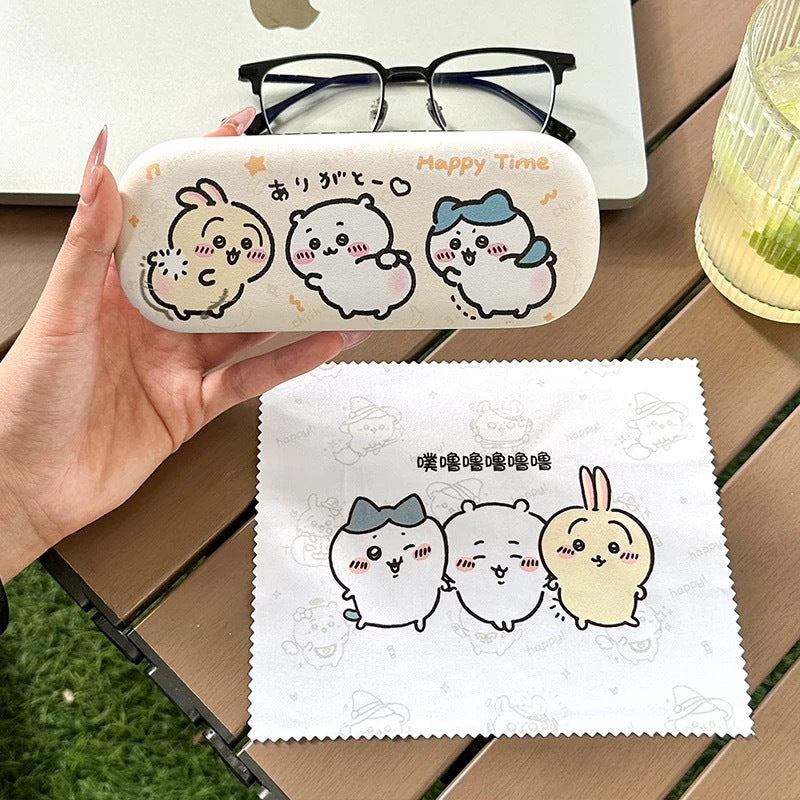 Cartoon Storage Box Glasses Case High-End Japanese Style Simple Myopia Glasses Spring Small Fresh Ins