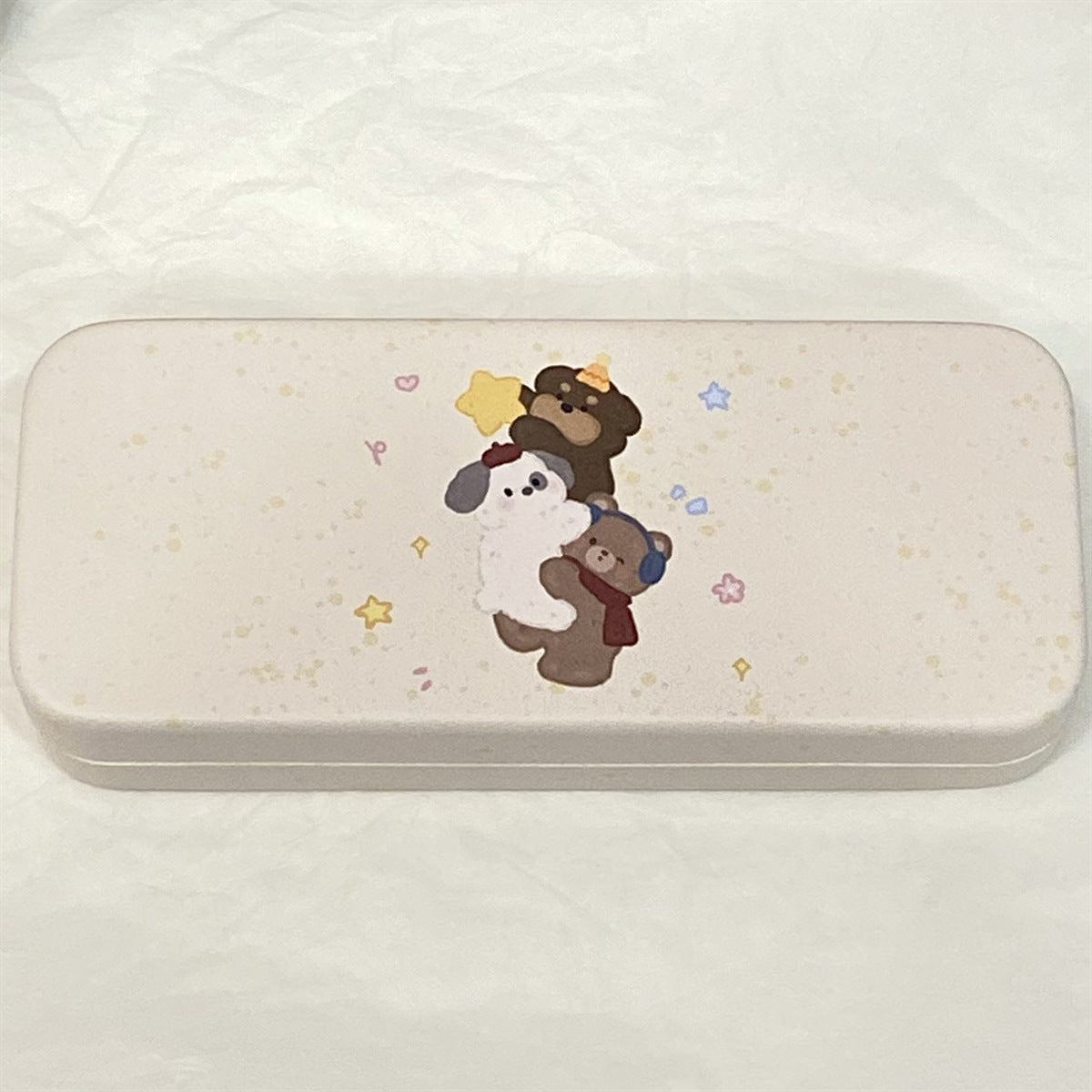 New Three Small Animal Glasses Case Ins Japanese Cartoon Style Portable Anti-Stress Eye Storage Box