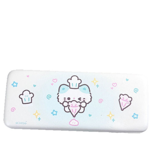 Cute Glasses Case Portable Women'S Style Pressure-Resistant And Anti-Fall Cartoon Eye Box Ins Sunglasses Student Storage