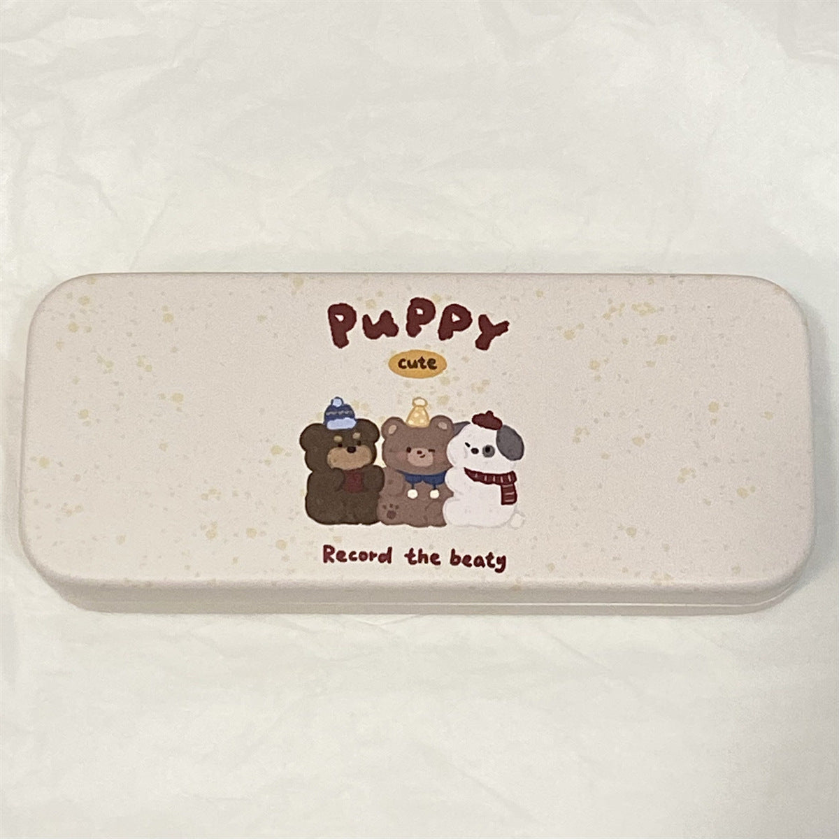 New Three Small Animal Glasses Case Ins Japanese Cartoon Style Portable Anti-Stress Eye Storage Box