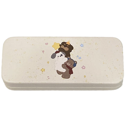 New Three Small Animal Glasses Case Ins Japanese Cartoon Style Portable Anti-Stress Eye Storage Box