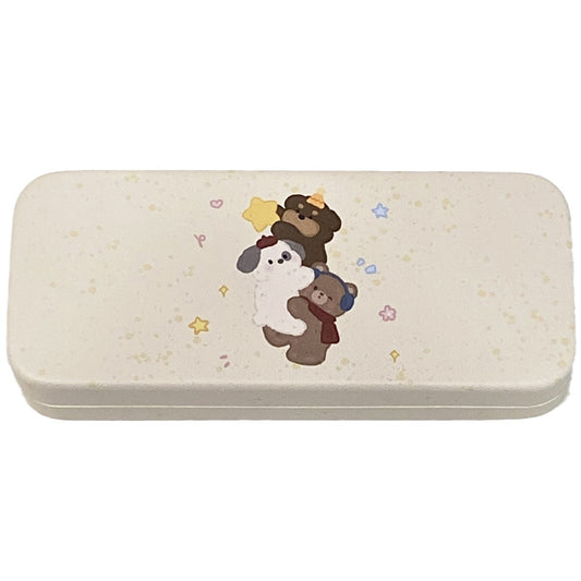 New Three Small Animal Glasses Case Ins Japanese Cartoon Style Portable Anti-Stress Eye Storage Box